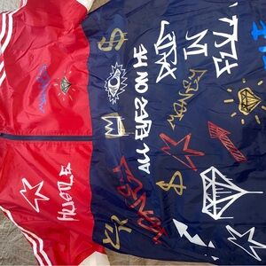 Brand new custom windbreaker